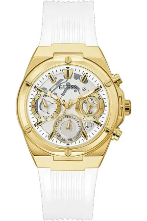 Guess Te rubber horloge voor stijlvolle elegantie