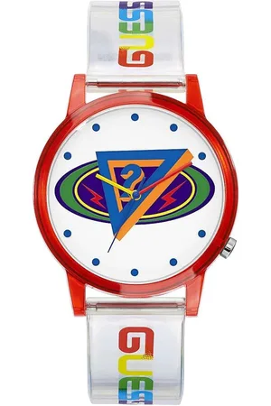Guess Transparante hars horloge elegant en modern design