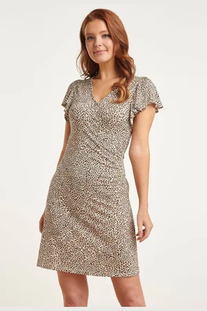 Smashed Lemon 24432 zacht stretchy dierenprint zomerjurk |