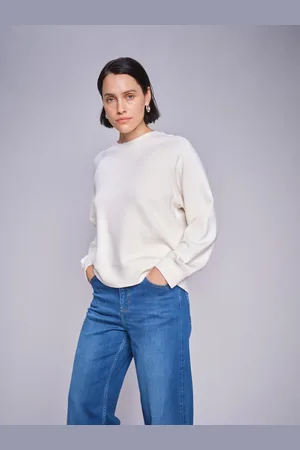 Mos Mosh 168530 180 mosmosh mm abello o-ls basic sweatshirt ecru