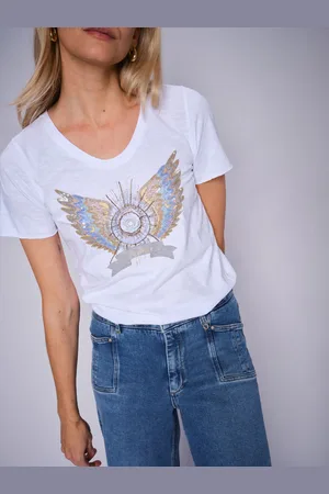 Mos Mosh 170520 101 mosmosh mm gethi deco tee white