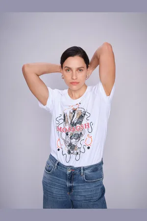 Mos Mosh 168110 101 mosmosh mm hallin o-ss deco tee white