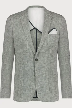 Blue Industry Cotton linnen colbert |
