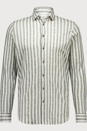 Blue Industry Streepmotief jersey overhemd |