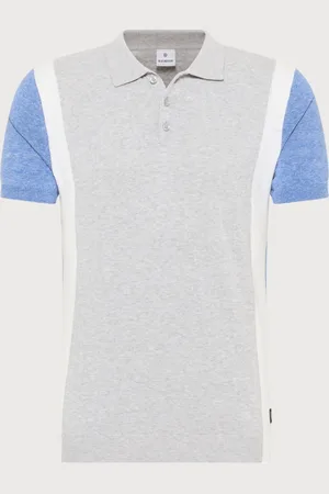 Blue Industry 2-tone polo |
