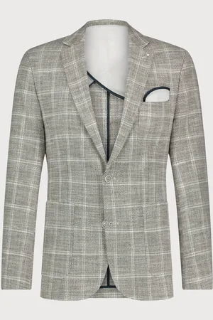 Blue Industry Cotton linnen colbert |
