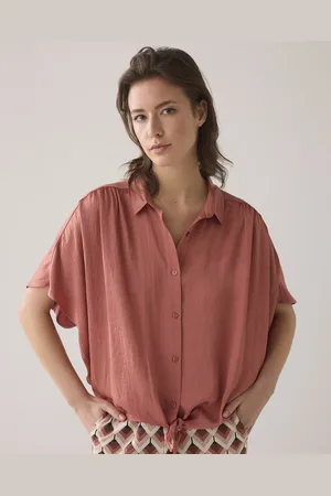 Summum Woman 2s3236-11817 505 blouse batsleeves silky touch sephiablush