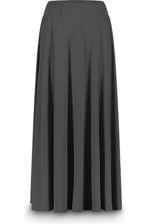 Summum Woman 6s1336-30690 990 skirt washed modal jersey black