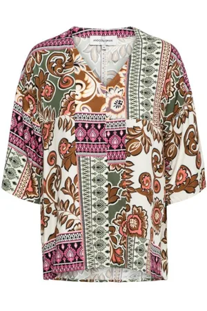 &Co Woman Blouse nena paisley olive multi