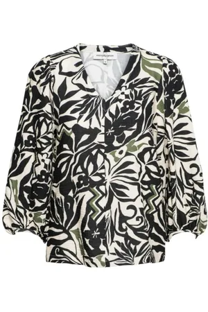 &Co Woman Blouse ayla leaf black multi
