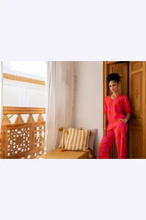 Geisha 51220-20 220 pants coral/pink