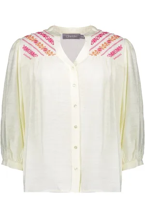 Geisha Blouse embroidery at yoke 34 sl dessin