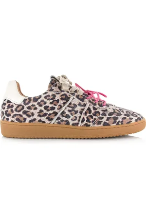 DWRS Dwrs poona panterprint sneakers lage sneakers dames