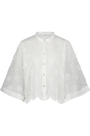 Summum Woman Blouse 3d flower blouses 2s3286-12183