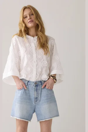 Summum Woman Blouse 3d flower 2s3286-12183 110 white