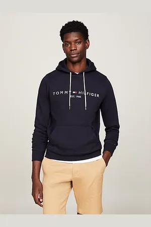 Tommy Hilfiger Flex fleece hoodie met logo