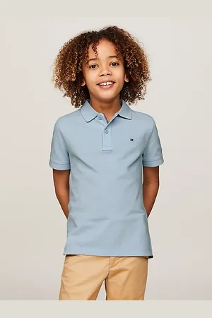 Tommy Hilfiger Regular fit polo met geborduurde vlag
