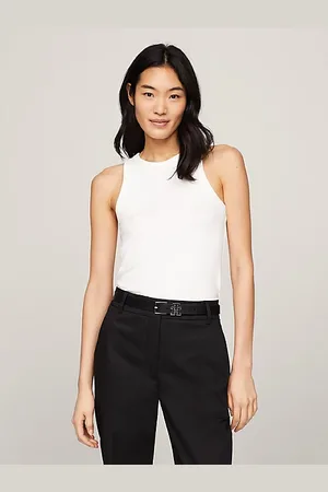 Tommy Hilfiger Slim fit tanktop met geribde textuur