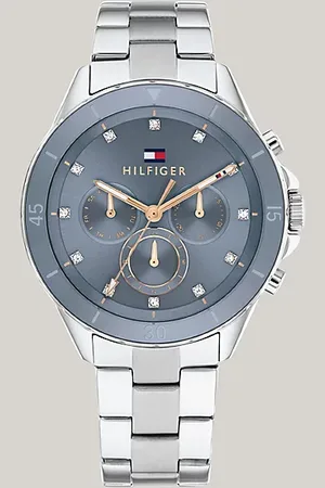 Tommy Hilfiger Roestvrijstalen horloge met blauwe wijzerplaat