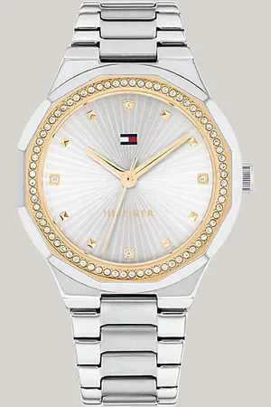 Tommy Hilfiger Roestvrijstalen horloge met kristallen