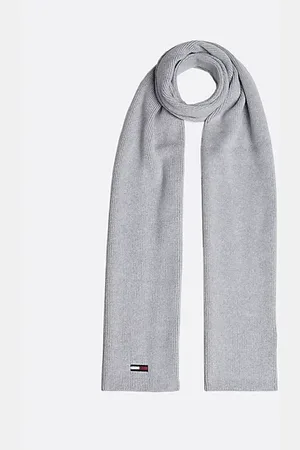 Tommy Hilfiger Katoenen sjaal met verlengde vlag