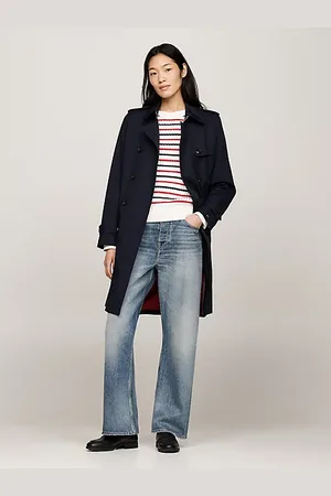 Tommy Hilfiger Waterafstotende slim fit trenchcoat