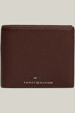 Tommy Hilfiger Premium leren creditcard- en muntportemonnee