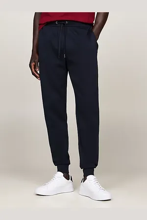 Tommy Hilfiger Jogger met trekkoord en geborduurde vlag