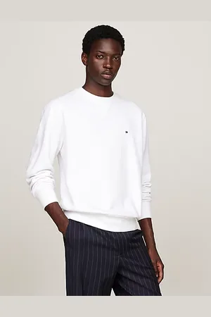 Tommy Hilfiger Fleece sweatshirt met ronde hals