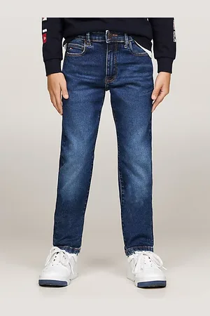Tommy Hilfiger Faded straight jeans met medium wassing