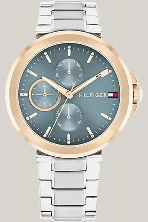 Tommy Hilfiger Roestvrijstalen horloge met blauwe wijzerplaat