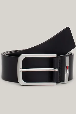 Tommy Hilfiger Leren riem met geëmailleerd logo