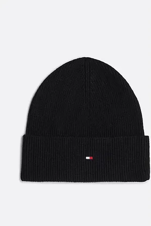 Tommy Hilfiger Essential beanie met kasjmier en vlag