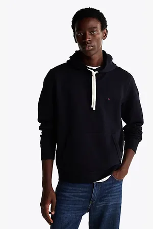 Tommy Hilfiger Fleece hoodie met trekkoord
