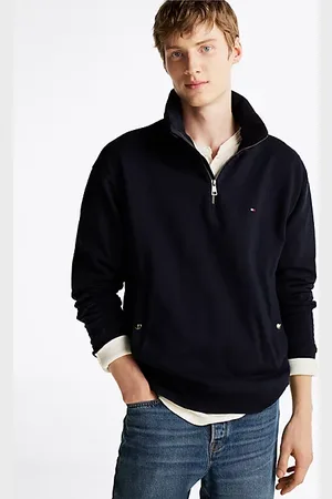 Tommy Hilfiger Sweatshirt met een halve rits