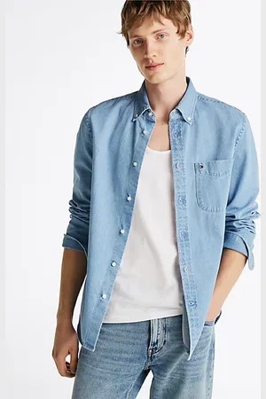 Tommy Hilfiger Regular fit denim overhemd