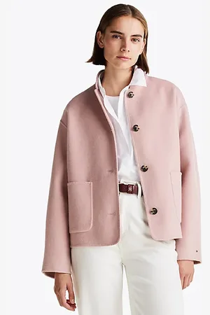 Tommy Hilfiger Jack van wolmix met baseball-hals