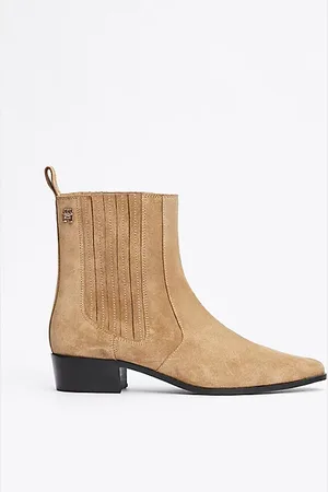 Tommy Hilfiger Chelsea cowboyboot van suède