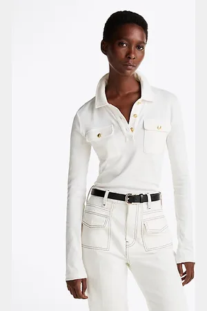 Tommy Hilfiger Slim fit polo met lange mouwen
