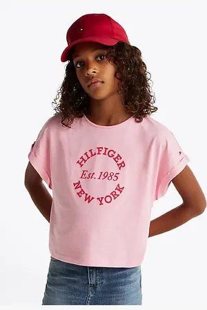 Tommy Hilfiger Relaxed T-shirt met ronde hals en logo