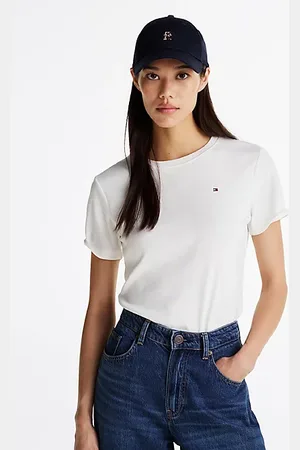 Tommy Hilfiger Slim fit T-shirt met ronde hals