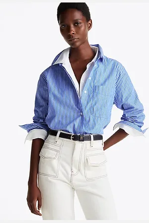 Tommy Hilfiger Oversized fit gestreept overhemd
