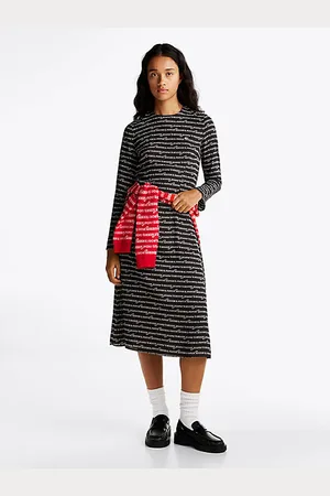 Tommy Hilfiger Midi-jurk met logoprint