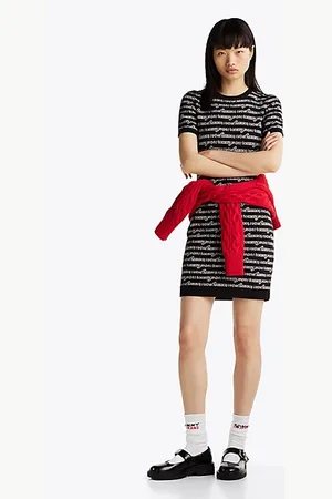 Tommy Hilfiger Mini-sweaterjurk met print
