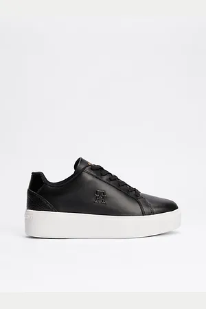 Tommy Hilfiger Platformsneaker van leer