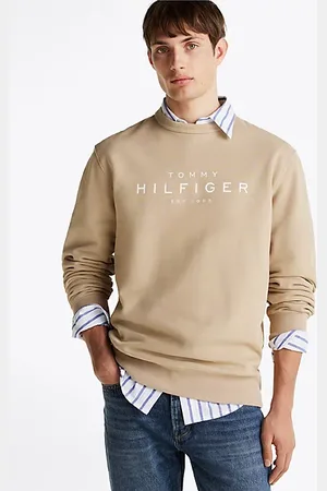 Tommy Hilfiger Sweatshirt met logo en ronde hals
