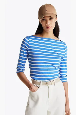 Tommy Hilfiger Slim fit T-shirt met boothals