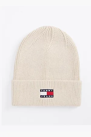 Tommy Hilfiger Heritage ribgebreide beanie met logo