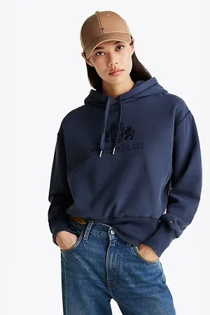 Tommy Hilfiger Fleece hoodie met geborduurd logo