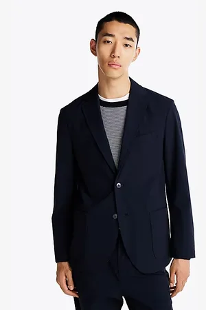 Tommy Hilfiger Blazer van anti-kreukmateriaal